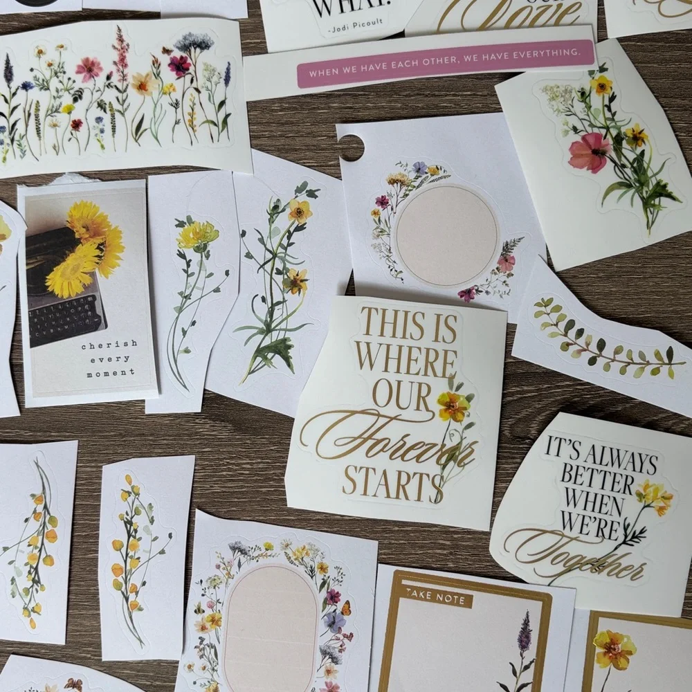 ❤️$4 Wedding Florals Not So Mystery Happy Planner Sticker Set